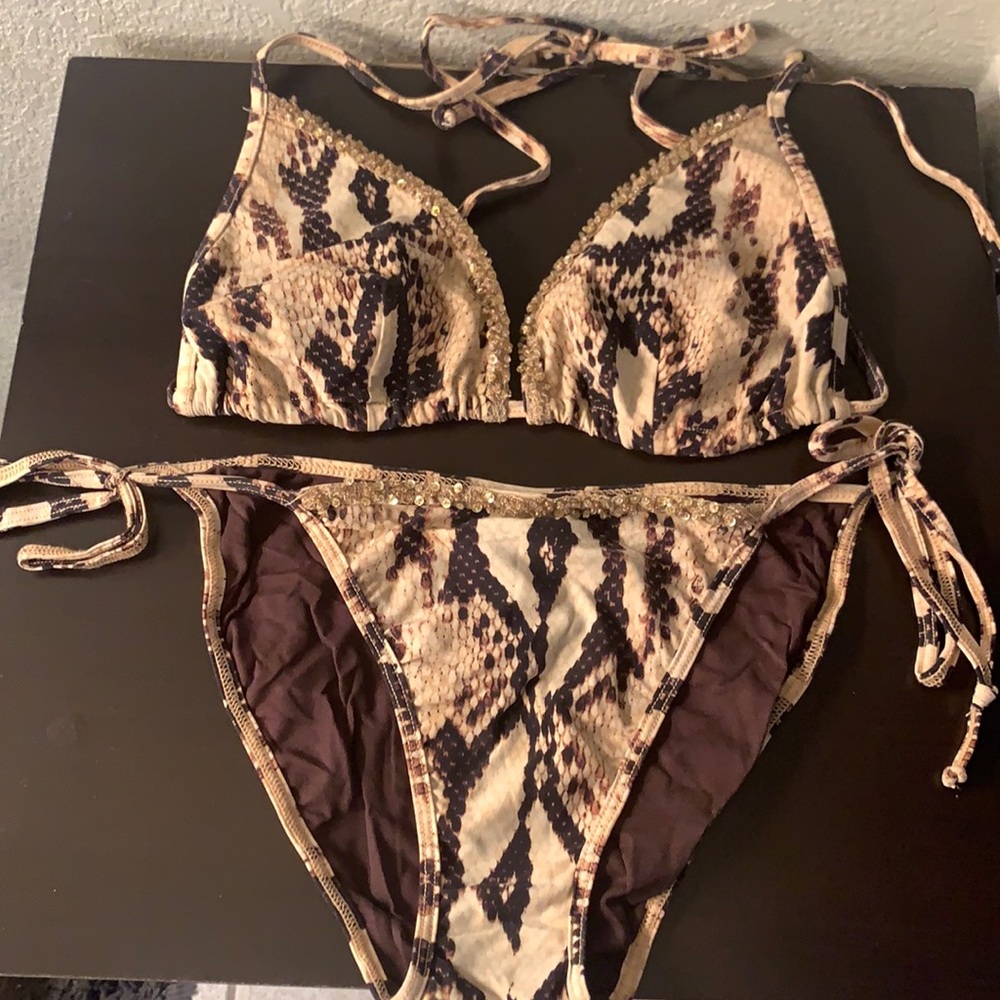 Luxe Snake Print Bikini